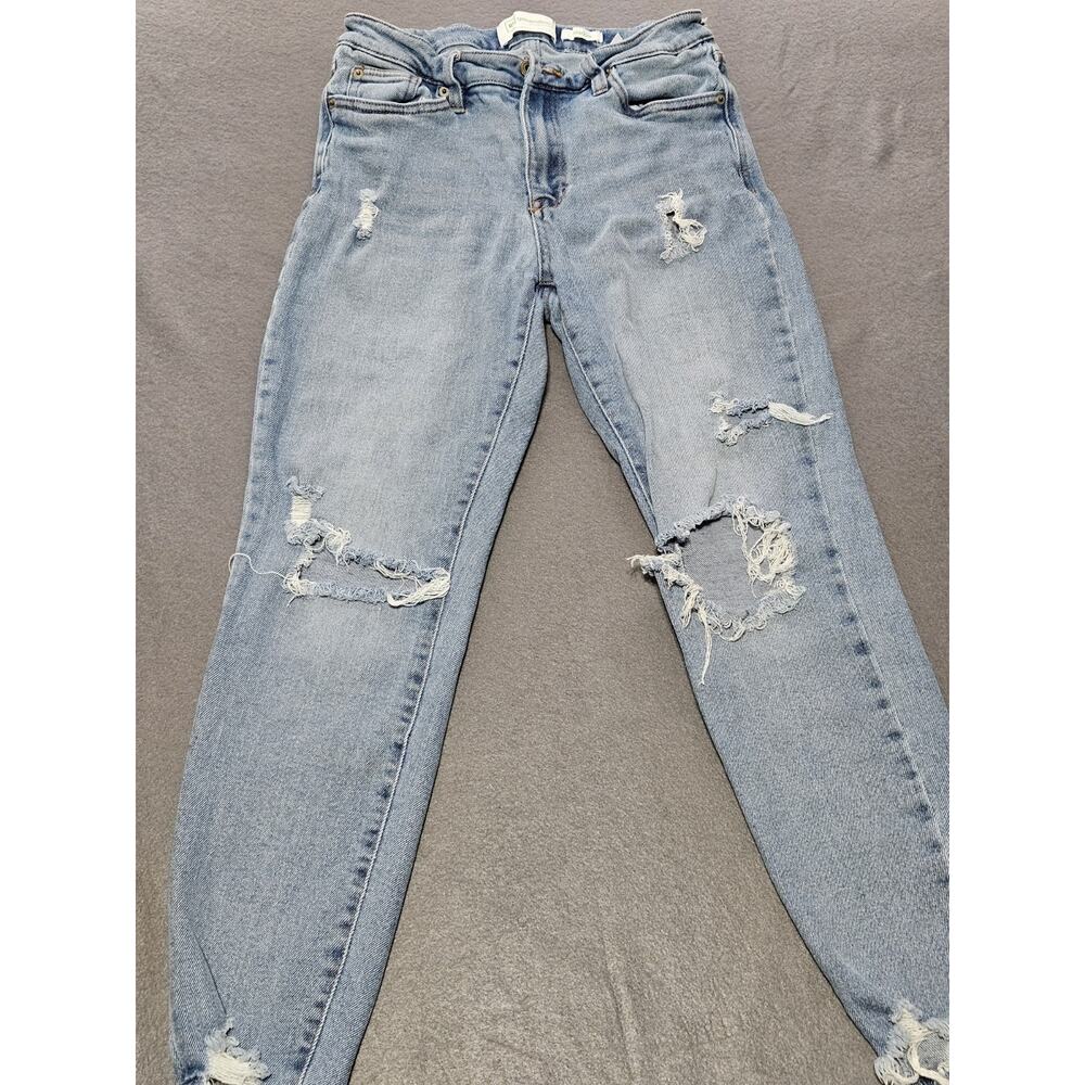 Regeneration Womens Junior Size 7/28 Blue Celebrity By Pink Distressed Jean